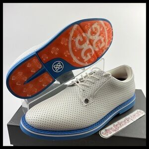 G/FORE Gallivanter Perforated Leather Golf Shoes Men’s 10.5 G4MA23EF01-CERUL
